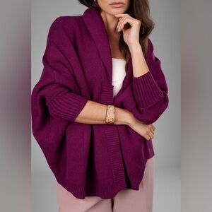 SAACHI Deep Purple Women's Sweater